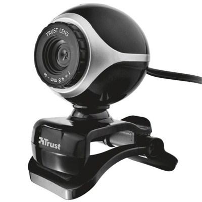 Веб-камера Trust Exis webcam Black-Silver (17003) - купить в интернет-магазине Анклав