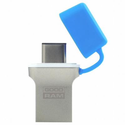 Флеш-накопичувач 16Gb GOODRAM ODD3 Dual Drive Blue (ODD3-0160B0R11) - купить в интернет-магазине Анклав