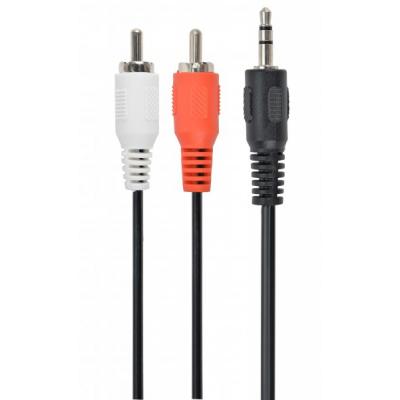 Аудіо-кабель mini-jack 3.5мм(M)-2xRCA-тюльпан(M) 20m Cablexpert (CCA-458-20M) - купить в интернет-магазине Анклав