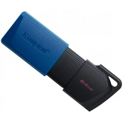 Флеш-накопичувач 64GB Kingston DataTraveler Exodia M Black/Blue (DTXM/64GB) - купить в интернет-магазине Анклав