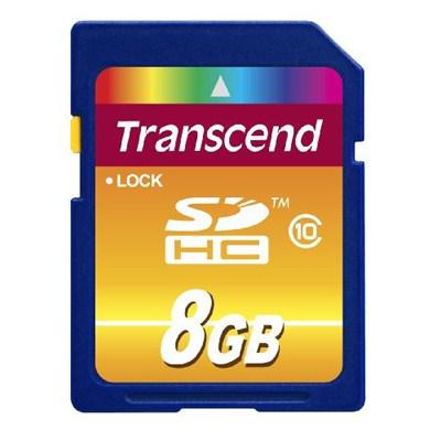 Карта пам'яті 8GB Transcend SDHC Class 10 (TS8GSDHC10) - купить в интернет-магазине Анклав