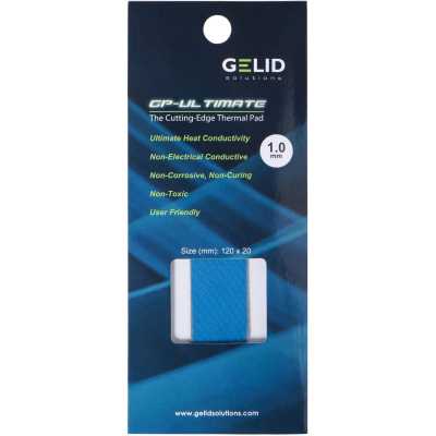 Термопрокладка Gelid Solutions GP-Ultimate 120х20х1 мм (TP-GP04-R-B) - купить в интернет-магазине Анклав