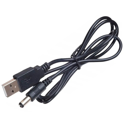 Кабель живлення USB(AM) to 3,5DC, 2A, 1м, чорний Atcom (10035) - купить в интернет-магазине Анклав