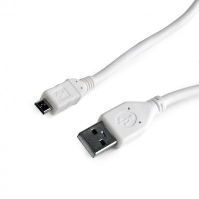Кабель microUSB - USB 2.0 1m Cablexpert (CCP-mUSB2-AMBM-W-1M) - купить в интернет-магазине Анклав