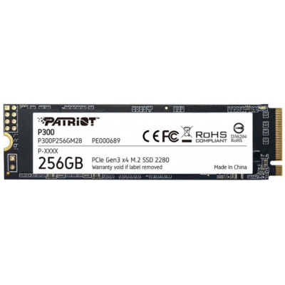 Накопичувач SSD 256Gb M.2 2280 Patriot (P300P256GM28) - фото №1 Накопичувач SSD 256Gb M.2 2280 Patriot (P300P256GM28) - купить в интернет-магазине Анклав