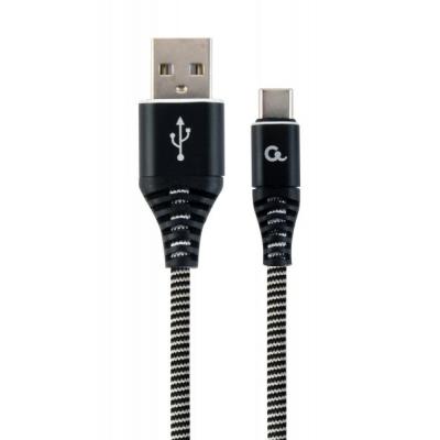 Дата кабель USB 2.0 AM to Type-C 2.0m Cablexpert (CC-USB2B-AMCM-2M-BW) - фото №1 Дата кабель USB 2.0 AM to Type-C 2.0m Cablexpert (CC-USB2B-AMCM-2M-BW) - купить в интернет-магазине Анклав